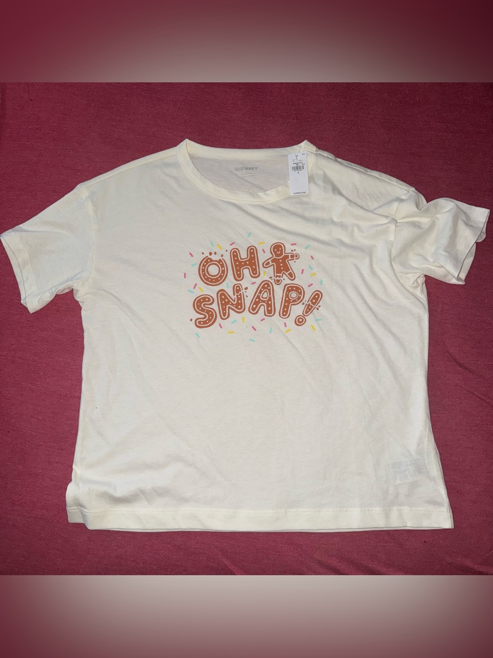 Christmas Cream "Oh Snap!" Graphic Tee